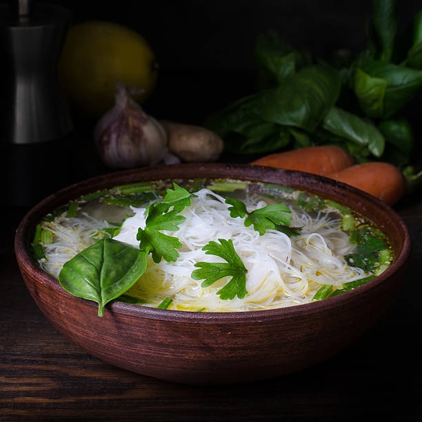 Lemon Coriander Chicken Soup